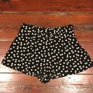 Bow-Front Flowy Shorts